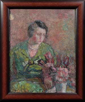 Leonard PĘKALSKI ( 1896-1944), Studium portretowe - Pani Wanda P., ok.1933
