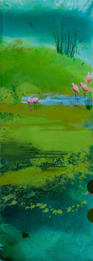 Agnieszka Zawisza (ur. 1970), Flamingi, 2020