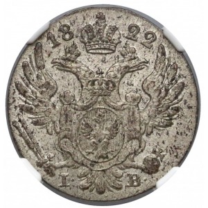 10 groszy polskich 1822 IB (ex Otto Horn) - NGC MS63