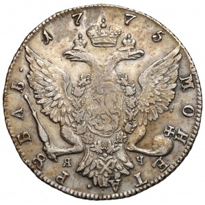 Russia / Россия, Catherine II Rubel 1775-ЯЧ