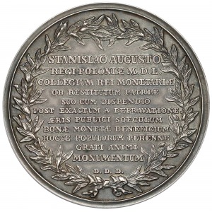 1966r. Kopia Mennicy Państwowej medalu Pierwsza reforma monetarna 1766 