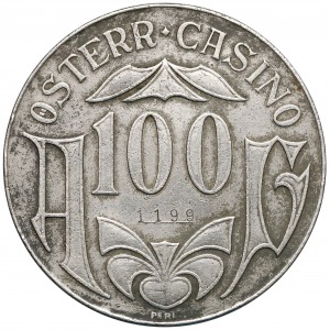 Österreich, Kasinojeton - Nennwert 100 (WEINBERGER)