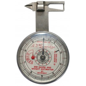 Micrometer Leveridge - analog 0.1 mm thickness gauge