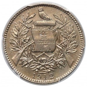 Guatemala, 1 real 1912 Niquel - PCGS MS64