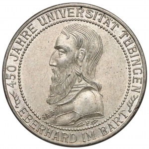 Weimar 3 reichsmark 1927-F Universitat Tubingen