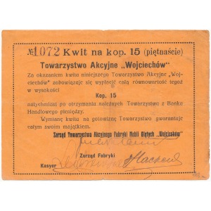 Kamińsk, T-wo Akcyjne Wojciechów 15 kop. (1914) - rzadki