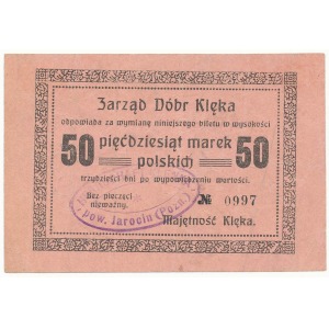 Klęka, Zarząd Dóbr 50 mk 