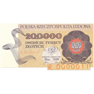 200.000 złotych 1989 - R 0000011