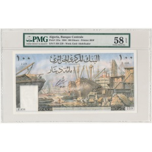 Algeria 100 dinars 1964 - PMG 58 EPQ