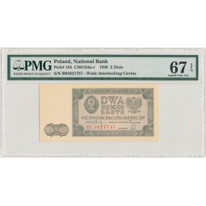 2 złote 1948 - BR - PMG 67 EPQ