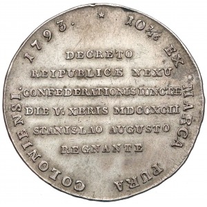 Poniatowski, Talar Targowica 1793