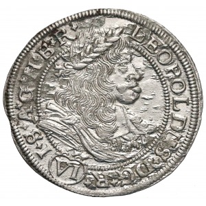 Leopold I, Wrocław, 6 krajcarów 1673 SHS