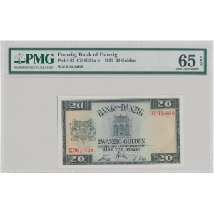 20 guldenów 1937 - K - PMG 65 EPQ