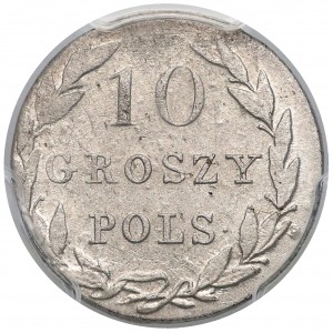 10 groszy polskich 1830 KG - PCGS MS62