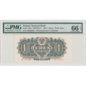 1 złoty 1944 ...owym - CH - PMG 66 EPQ