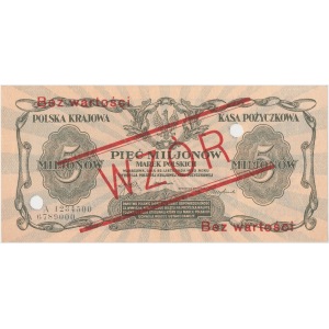 WZÓR Inflacja 5 mln mkp 1923 - A