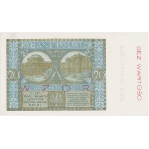 WZÓR 20 zlotych 1926 - Ser. V. 0245678