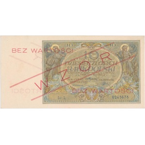 WZÓR 10 złotych 1926 - Ser. S. 0245678