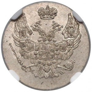 5 groszy 1836 MW - PIĘKNE - NGC MS62