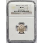 5 groszy 1836 MW - PIĘKNE - NGC MS62