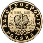 200 złotych 2007, 750-lecie Lokacji Krakowa - NGC PF70 Ultra Cameo