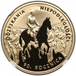 200 złotych 2008, 90. Rocznica Odzyskania Niepodległości - NGC PF70 Ultra Cameo