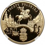 200 złotych 2008, 450 Lat Poczty Polskiej - NGC PF69 Ultra Cameo