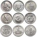 USA, półdolarówki 1893-1993 piękna KOLEKCJA (33szt)