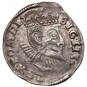 Zygmunt III Waza, Trojak Poznań 1596 - data rozdzielona znakiem