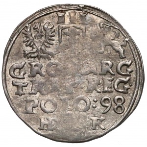 Zygmunt III Waza, Trojak Wschowa 1598 - HR-K