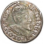 Zygmunt III Waza, Trojak Olkusz 1595 - ruszt pod pop. (R4)