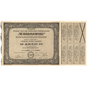 W. BEDNAWSKI, Em.5, 10x 1.000 mkp 1923