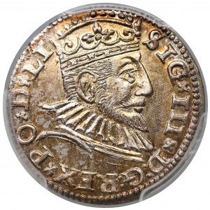 Zygmunt III Waza, Trojak Ryga 1592 - wyśmienity