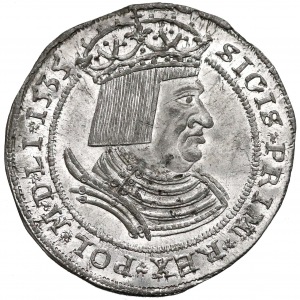 MAJNERT, jednostronna, cynowa odbitka Talara 1535 Zygmunta I Starego