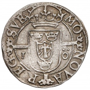 Zygmunt III Waza, 1 öre Sztokholm 1596 (R3)