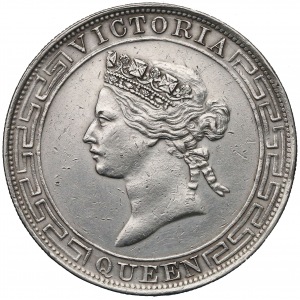 Hongkong, Victoria, 1 Dollar 1866