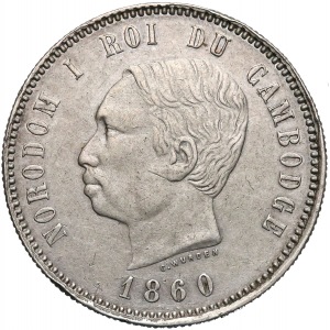 Kambodża, Norodom I, 4 franki 1860