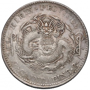 China, KIRIN 7 Mace 2 Candareens (Dollar) ohne Datum (1904)