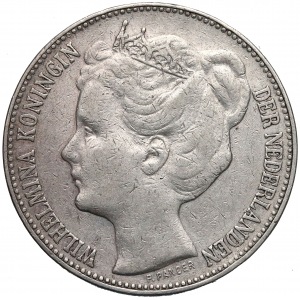 Holandia, Wilhelmina, 2-1/2 guldena 1898