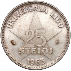 Medal, 25 steloj 1965, Zamenhof - creator of Esperanto