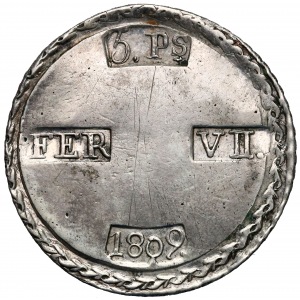 Spanien, Tarragona (Katalonien), 5 Peseten 1809