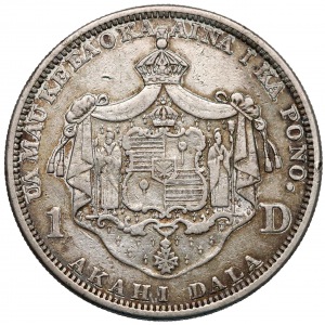 Hawaii, Kalākaua 1 dollar 1883