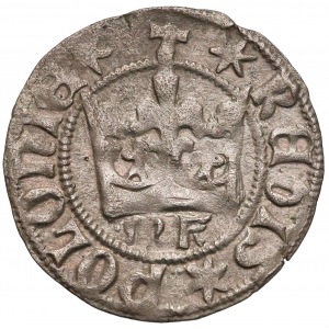 Casimir IV Jagiellon, Półgrosz Cracow - MK - very rare and beautiful