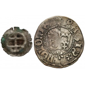 Casimir IV Jagiellon, Bracteate Toruń & Półgrosz Cracow (2pcs)