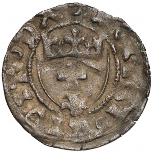 Casimir IV Jagiellon, Szeląg Gdańsk - large crown