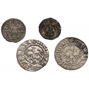 Casimir IV Jagiellon, John I Albert, Alexander Jagiellon Set (4pcs)