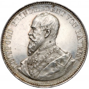 Niemcy, Bayern, Medal odsłonięcie pomnika 1892