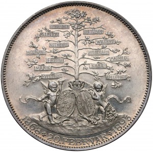 Niemcy, Bayern, Medal 1868 Srebrny Jubileusz - piękny