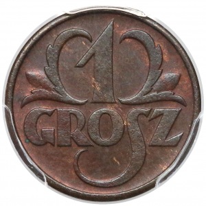 1 grosz 1933 - PCGS MS63 BN