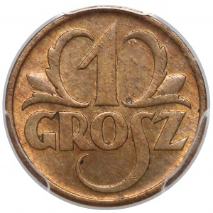 1 grosz 1935 - PCGS MS64 RB